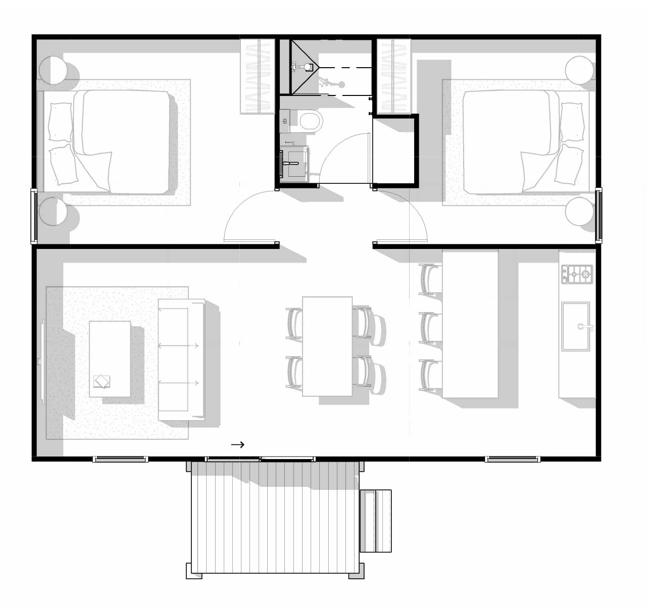 2 Bed Home GF-58