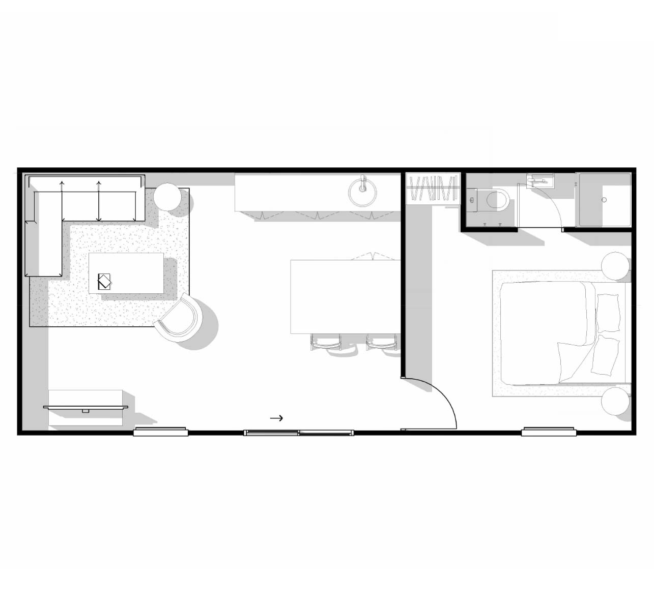 1 Bed Module MK-44